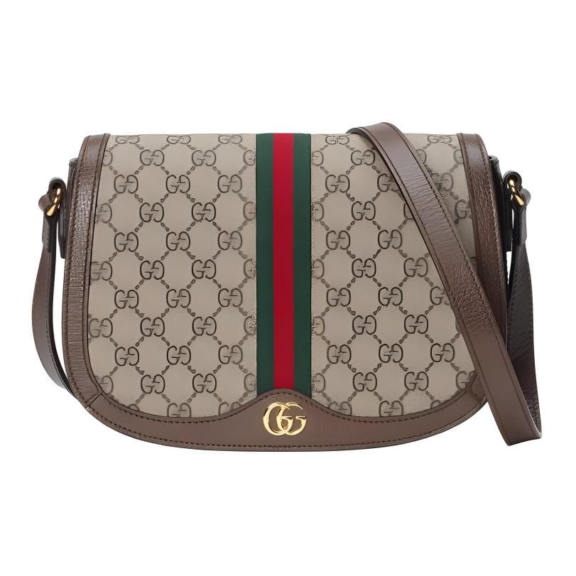Сумка через плечо Gucci Ophidia Saddle Bag - изображение 1