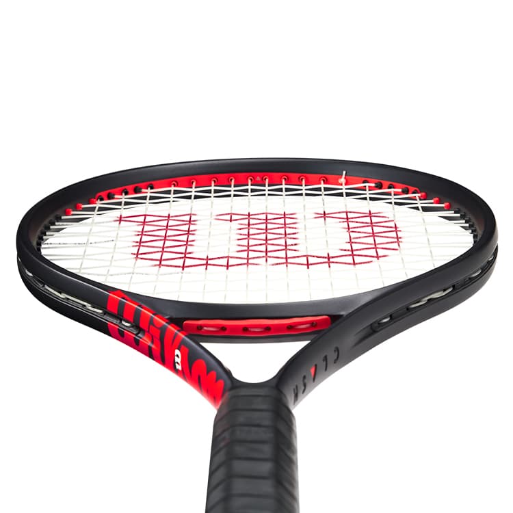 Wilson CLASH V3 100L V3,0 280г Ракетка Вес 100 Квадрат Дюймов Голова Размер Черный Красный Цветовая схема Унисекс - изображение 4