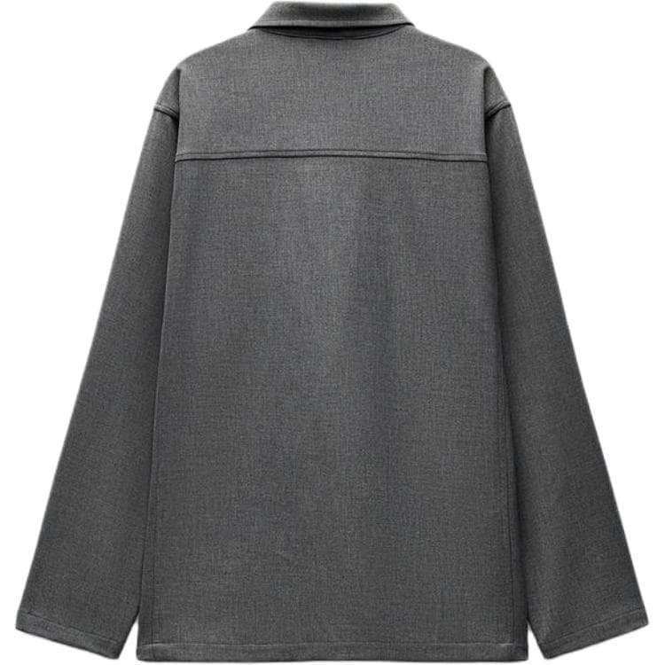 Пиджак ZARA x AO YES SS25 Бизнес-костюм мужской серый - изображение 2