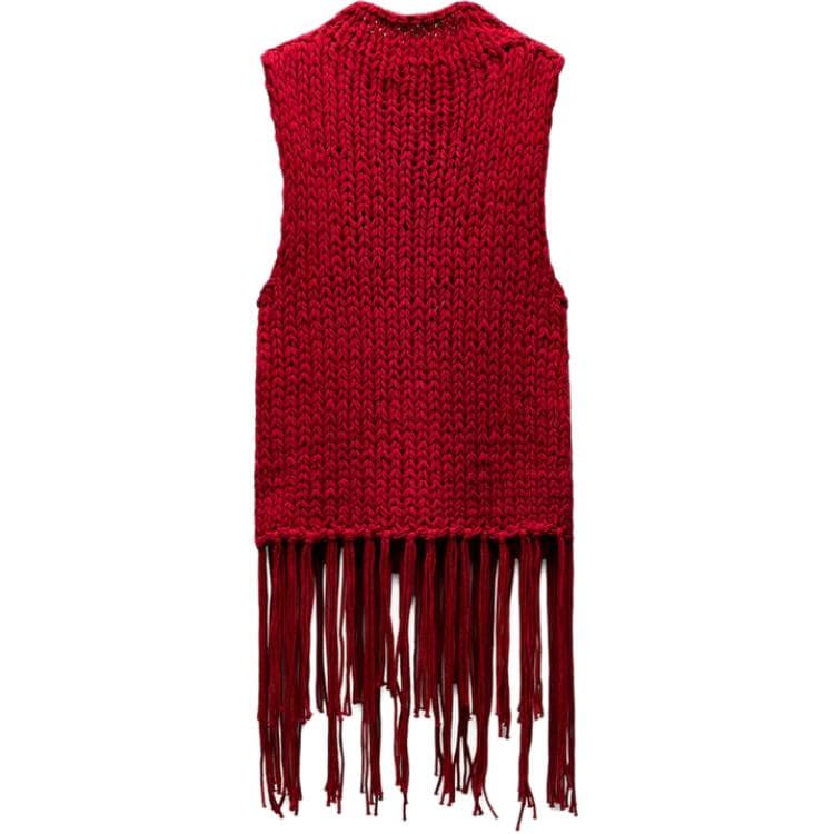 Кофта ZARA x AO YES SS25 Трикотаж Женский Красный - изображение 2