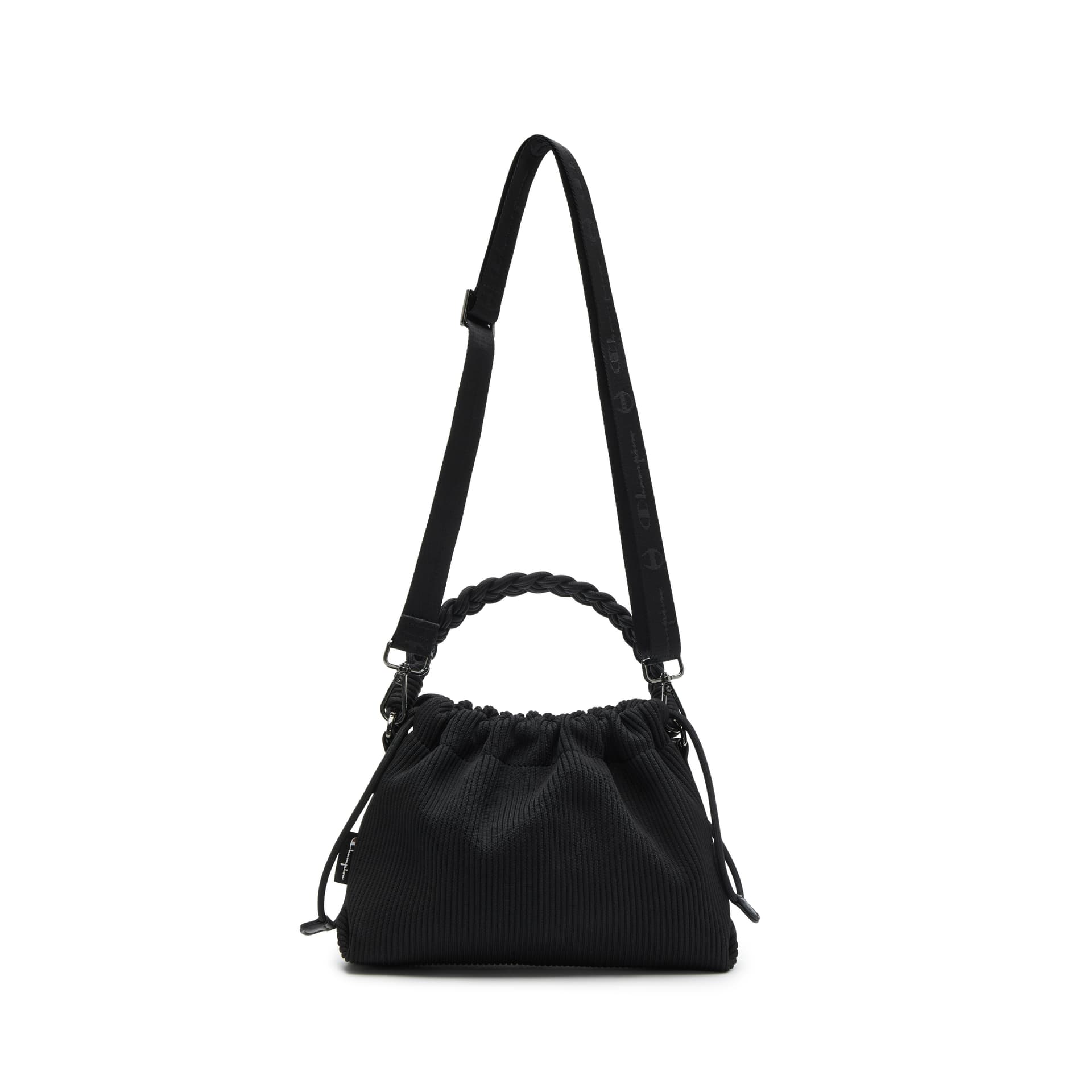 Сумка Champion Трикотажная ткань Сумка Сумка через плечо Маленькая Унисекс Черный Очистка Розовый Серебристо-белый - изображение 4