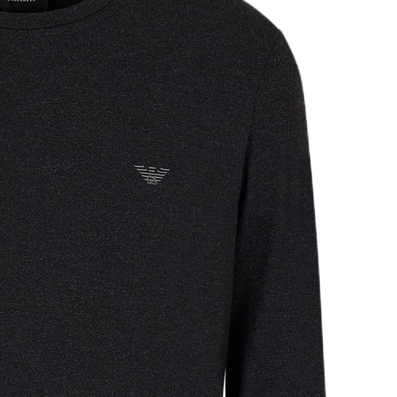 Футболка EMPORIO ARMANI T-рубашка мужская черная - изображение 3