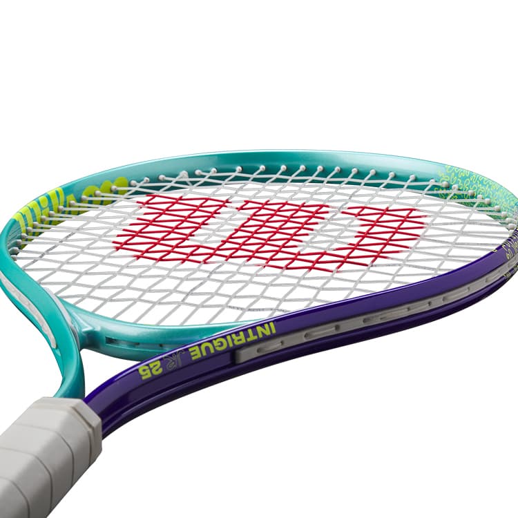 Wilson INTRIGUE JR 25 Девочки TNS RKT 220г Ракетка Вес 106 Квадрат Дюймы Голова Размер Градиентный синий Детский - изображение 4
