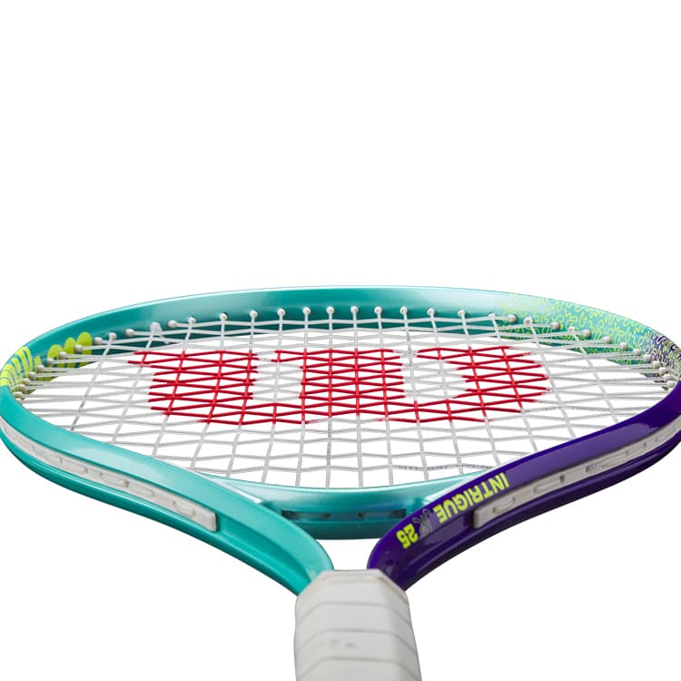 Wilson INTRIGUE JR 25 Девочки TNS RKT 220г Ракетка Вес 106 Квадрат Дюймы Голова Размер Градиентный синий Детский - изображение 5