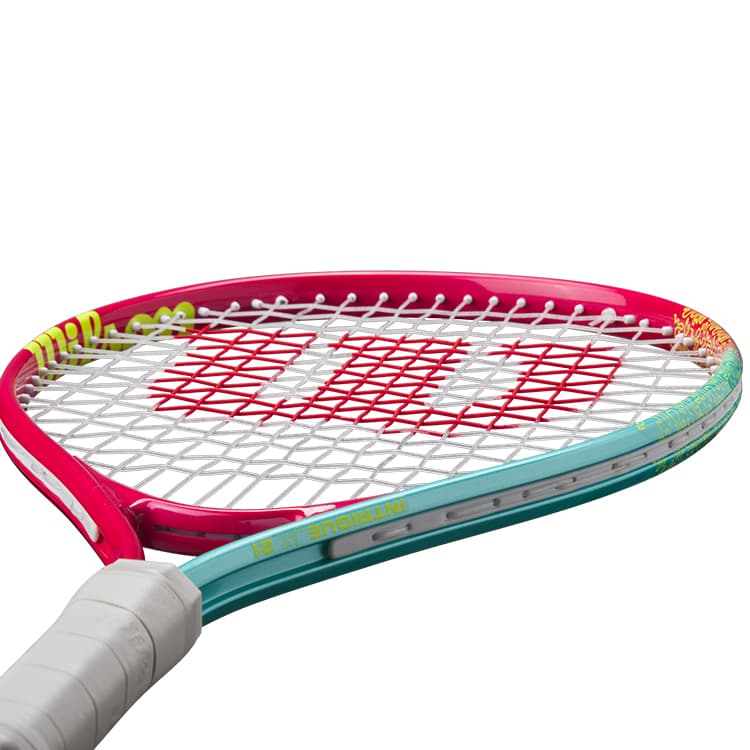 Wilson INTRIGUE Jr 21 Девочки TNS RKT 186г Ракетка Вес 92 Квадратный Дюймовый Голова Размер Энергичный Красный Детский - изображение 4