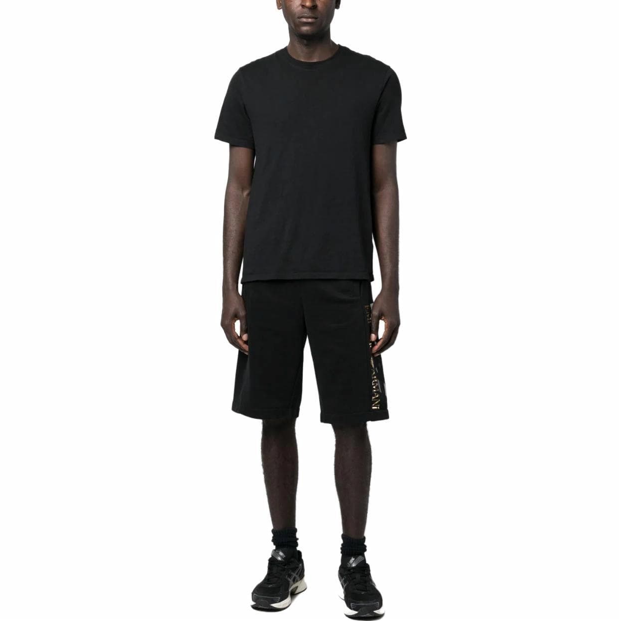 Шорты Emporio Armani SS23 Logo Print Shorts Black - изображение 3