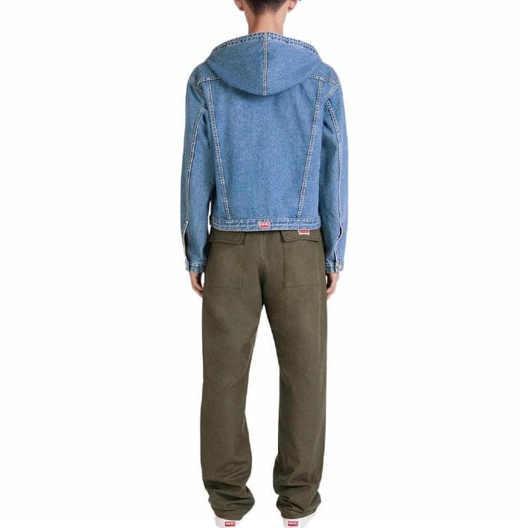 Джинсовая куртка KENZO x Nigo East Meets West Denim Jacket Blue - изображение 4