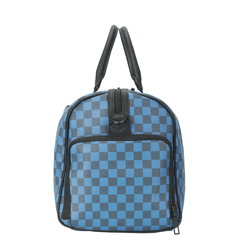 Спортивная сумка SPRAYGROUND ПВХ Бостон Сумка Дорожная Сумка Спортивная Сумка Унисекс Средняя Темно-Синяя - изображение 3