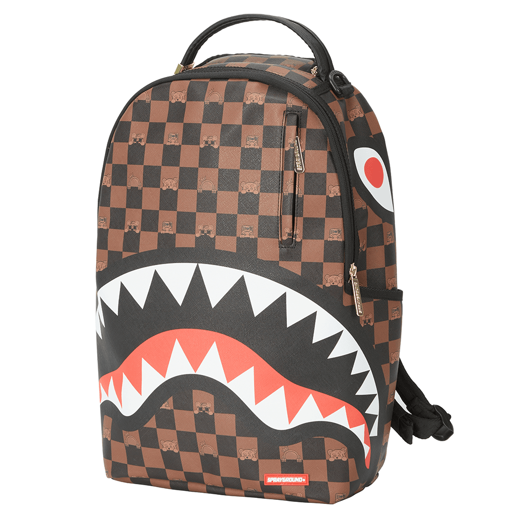 Рюкзак SPRAYGROUND ПВХ Рюкзак Стандартный (Standard) Унисекс Коричневый - изображение 4