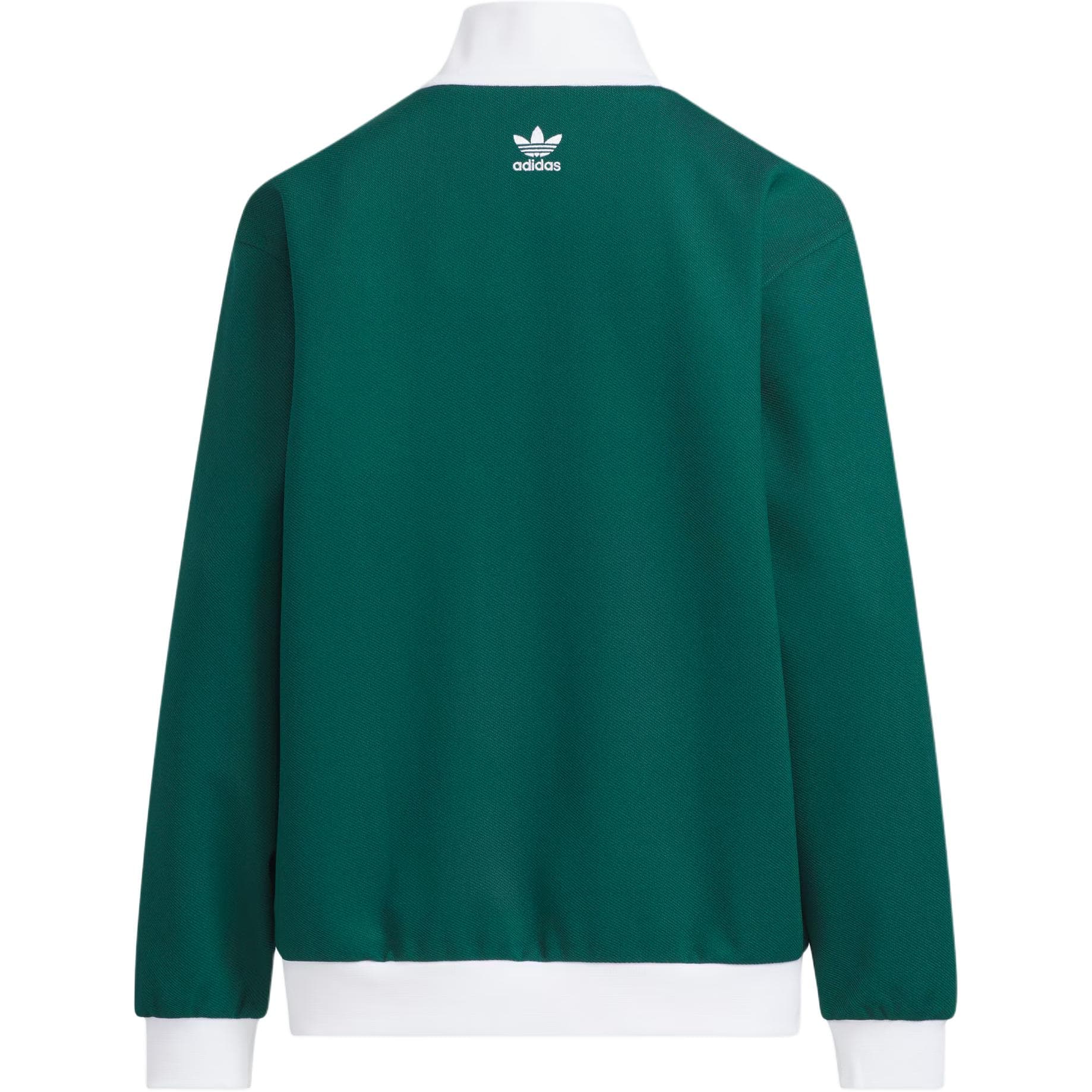 Adidas Originals Куртка JK KN JKT Лесной Зеленый Белый Детская - изображение 2