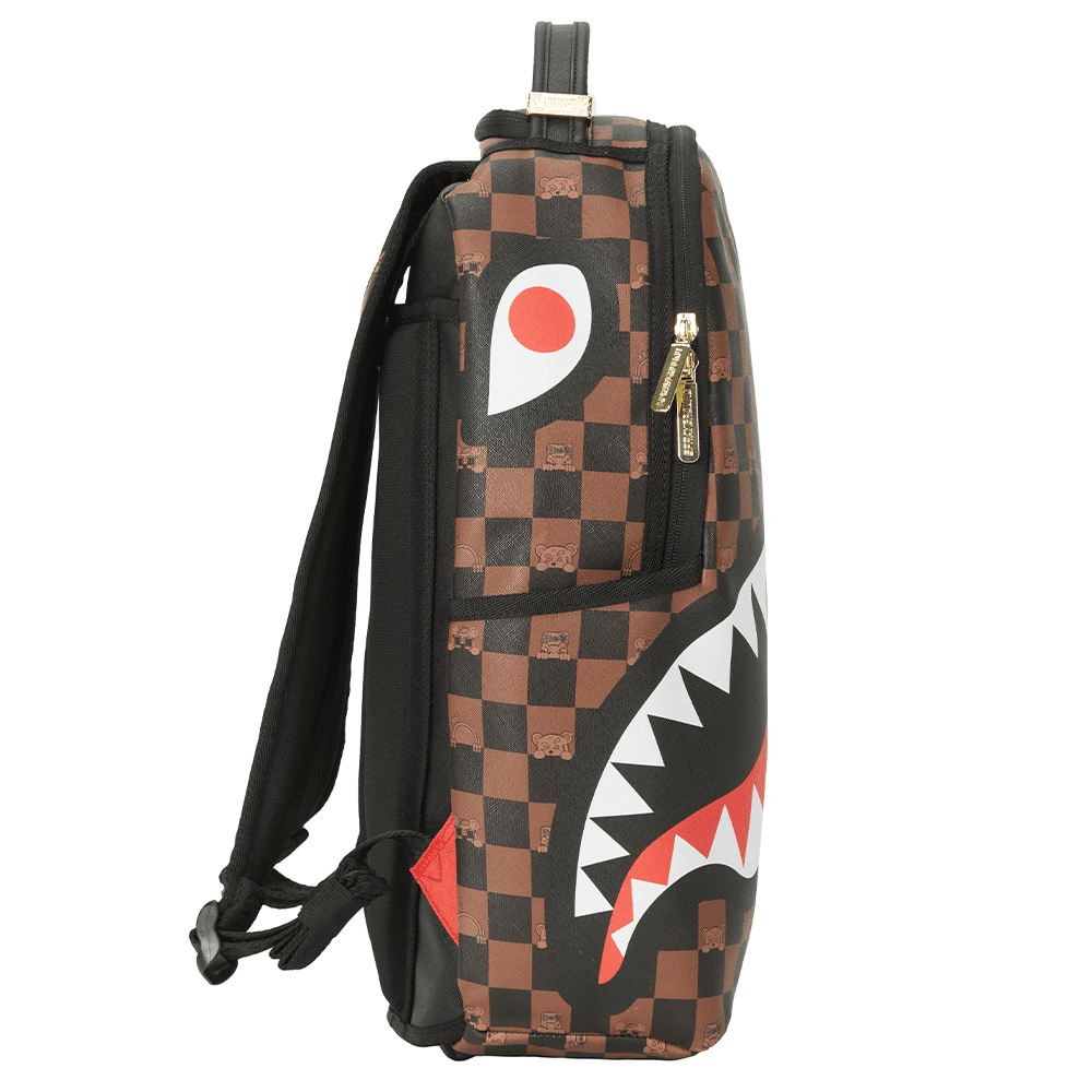 Рюкзак SPRAYGROUND ПВХ Рюкзак Стандартный (Standard) Унисекс Коричневый - изображение 3