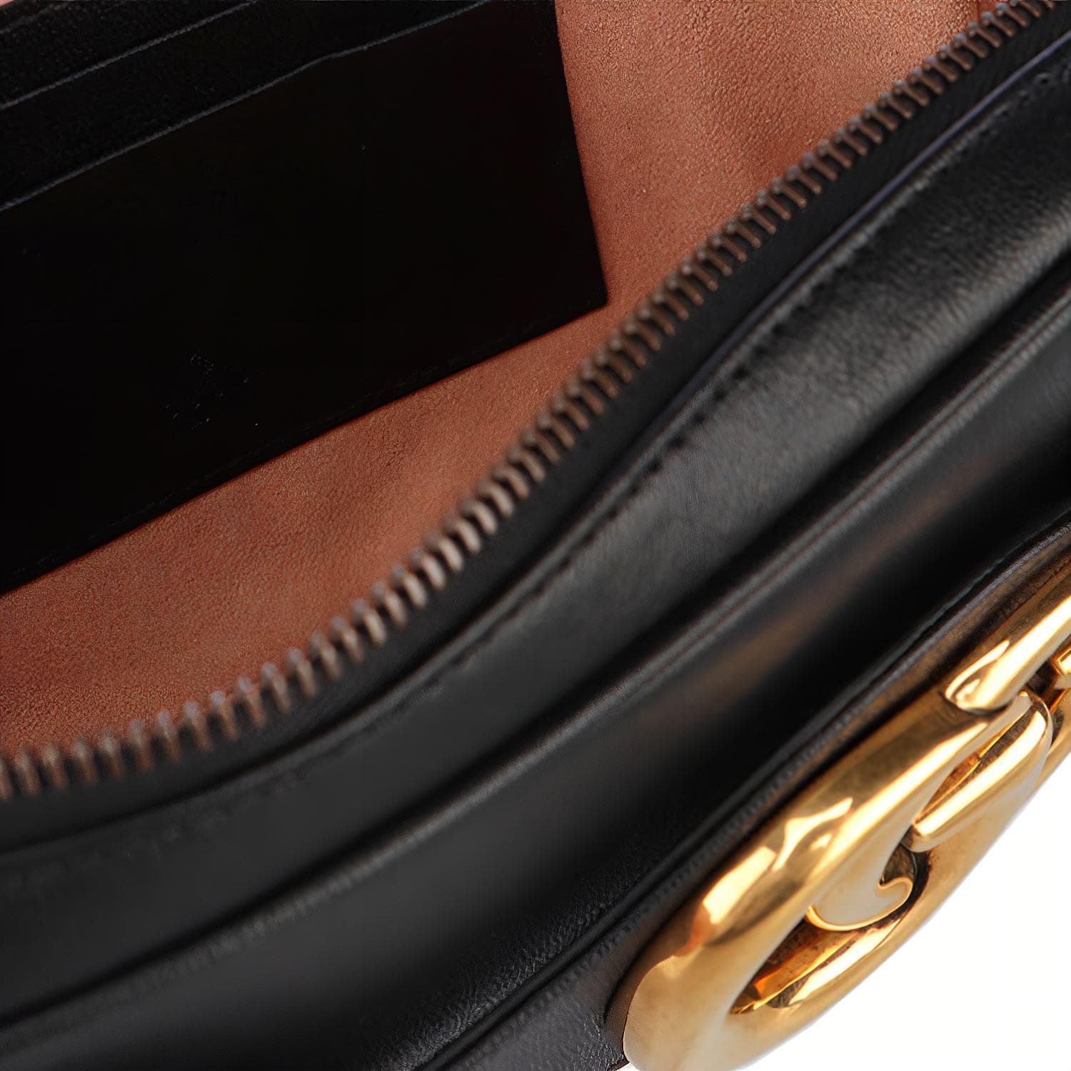 Сумка Gucci Black Logo Clutch - изображение 4