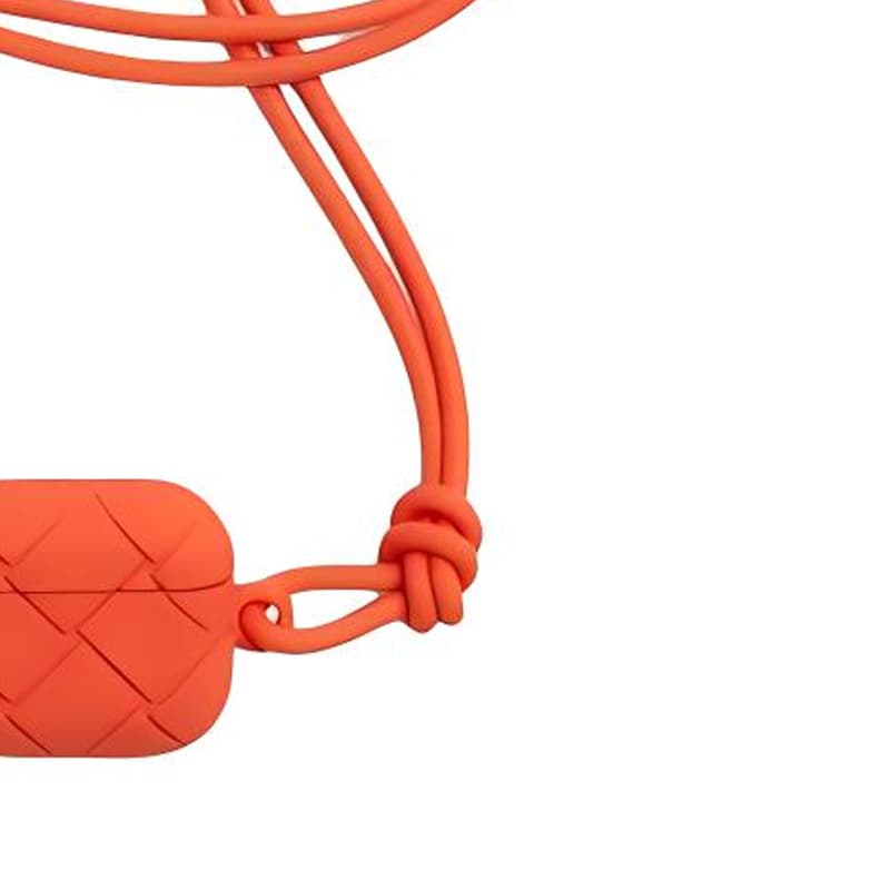 Сумка для наушников Bottega Veneta Силиконовый чехол для наушников мужской рассветный красный - изображение 3