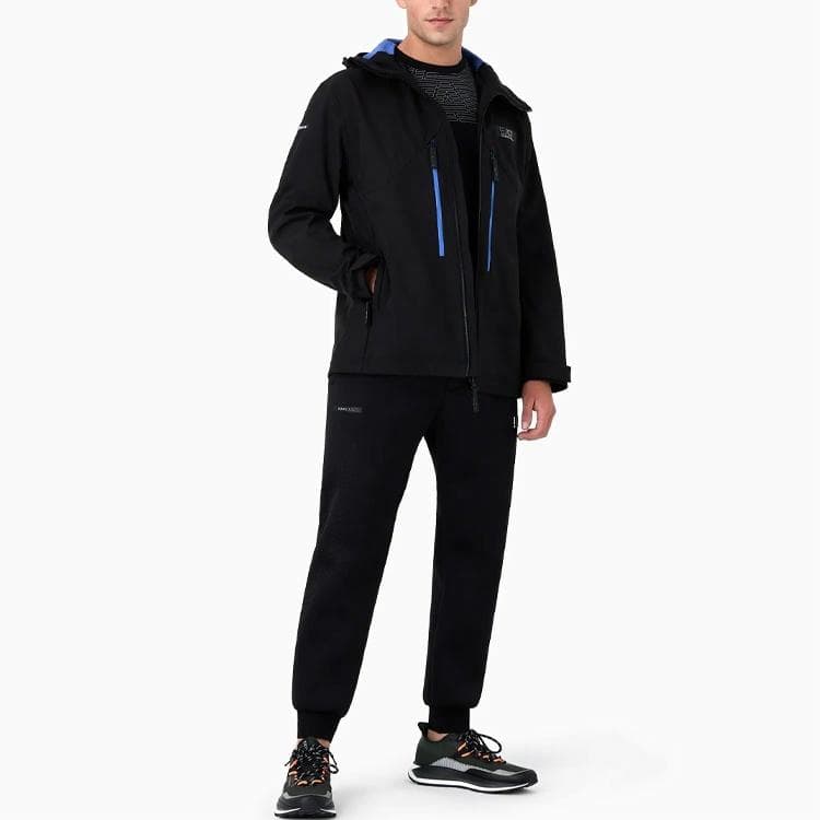 Куртка Emporio Armani EA7 Hoodie Jacket Black - изображение 4