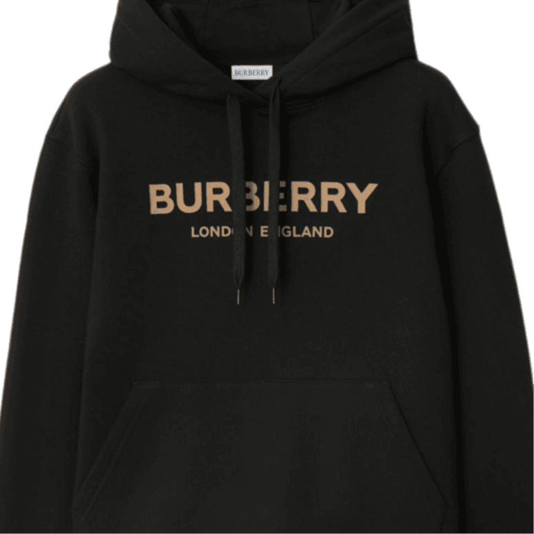 Худи Толстовка Burberry Женское Черное - изображение 2