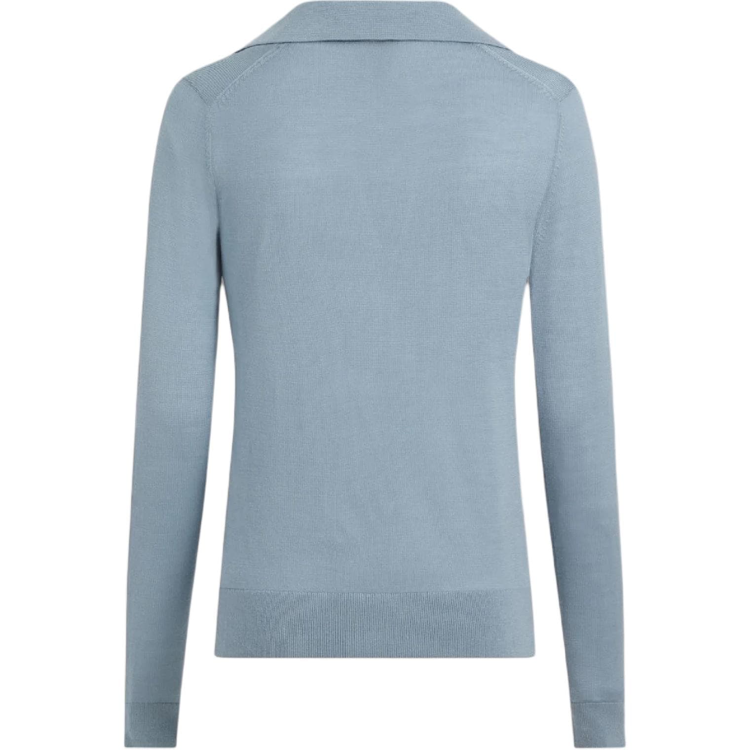 Кардиган Calvin Klein SS25 Свитер Женский Светло-Синий - изображение 2
