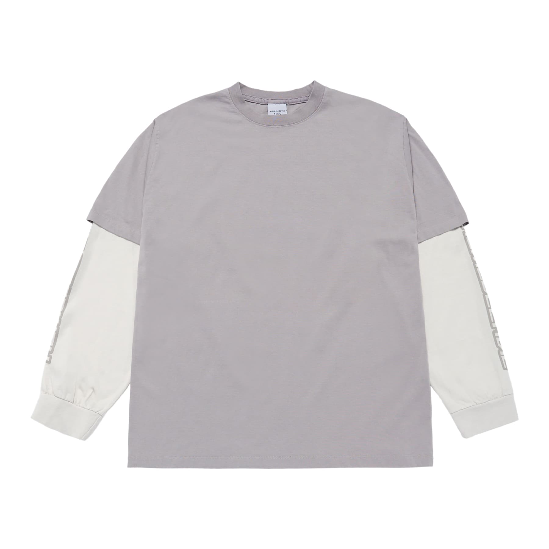 Кофта acme de la vie ADLV FW24 Back Logo Crewneck Long Sleeve Tee Gray - изображение 2