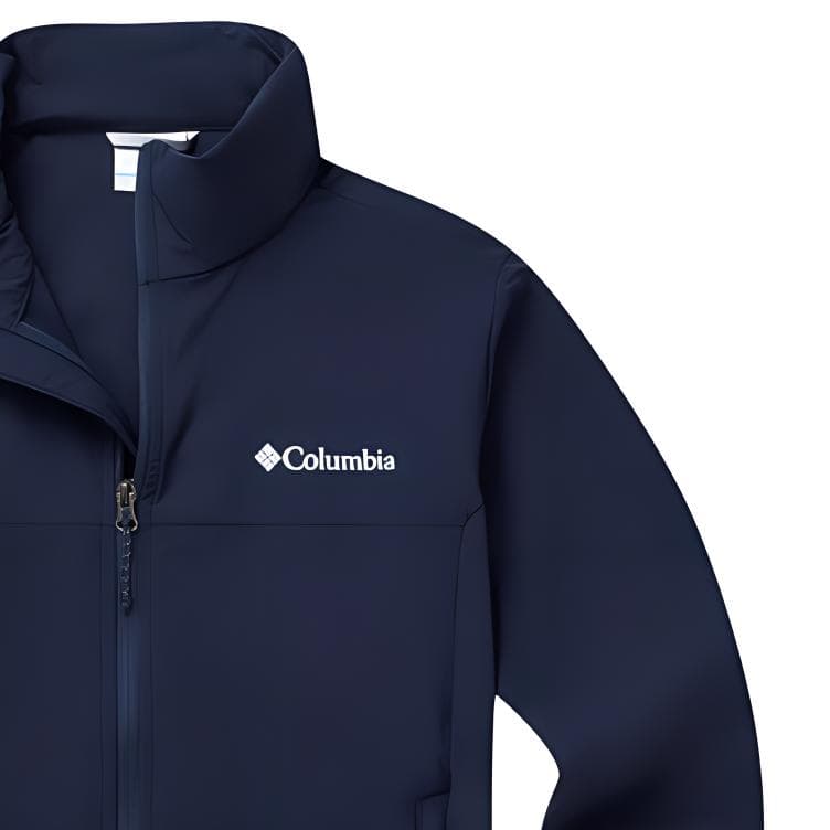 Куртка COLUMBIA Мягкий Оболочка Куртка Мужской Морской синий - изображение 4