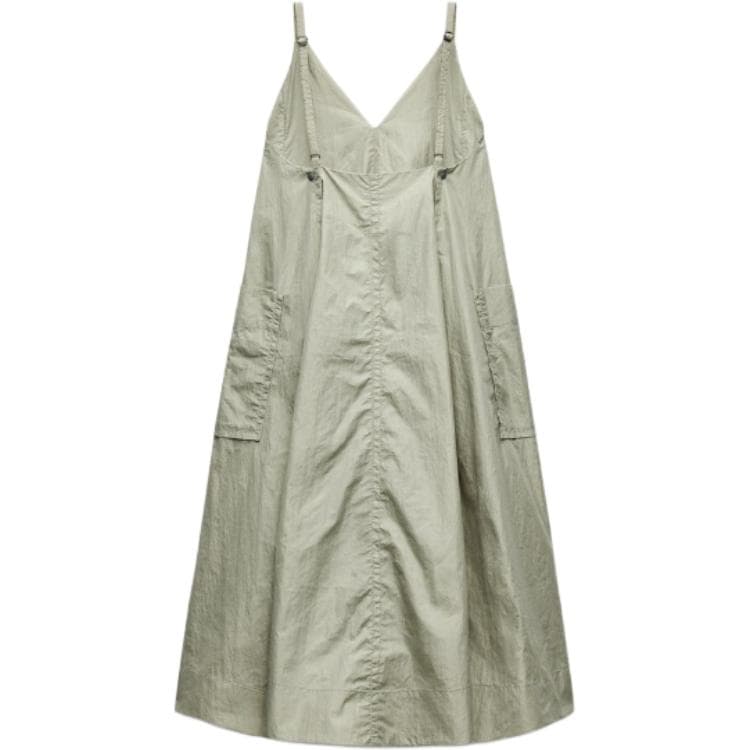 ZARA x And Wander And Wander SS25 Платье-комбинация Женское Светло-зеленое - изображение 2