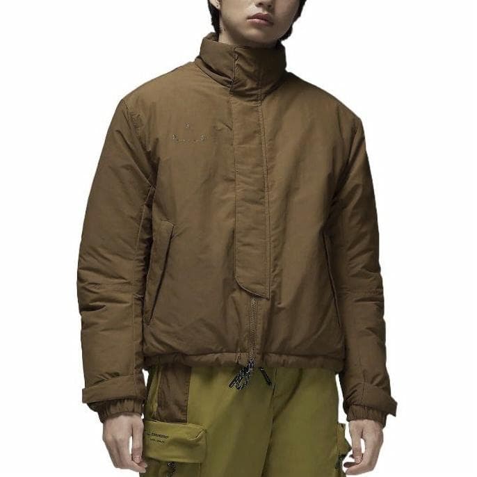 Зимняя куртка пуховик Jordan Cotton Jacket Brown - изображение 5