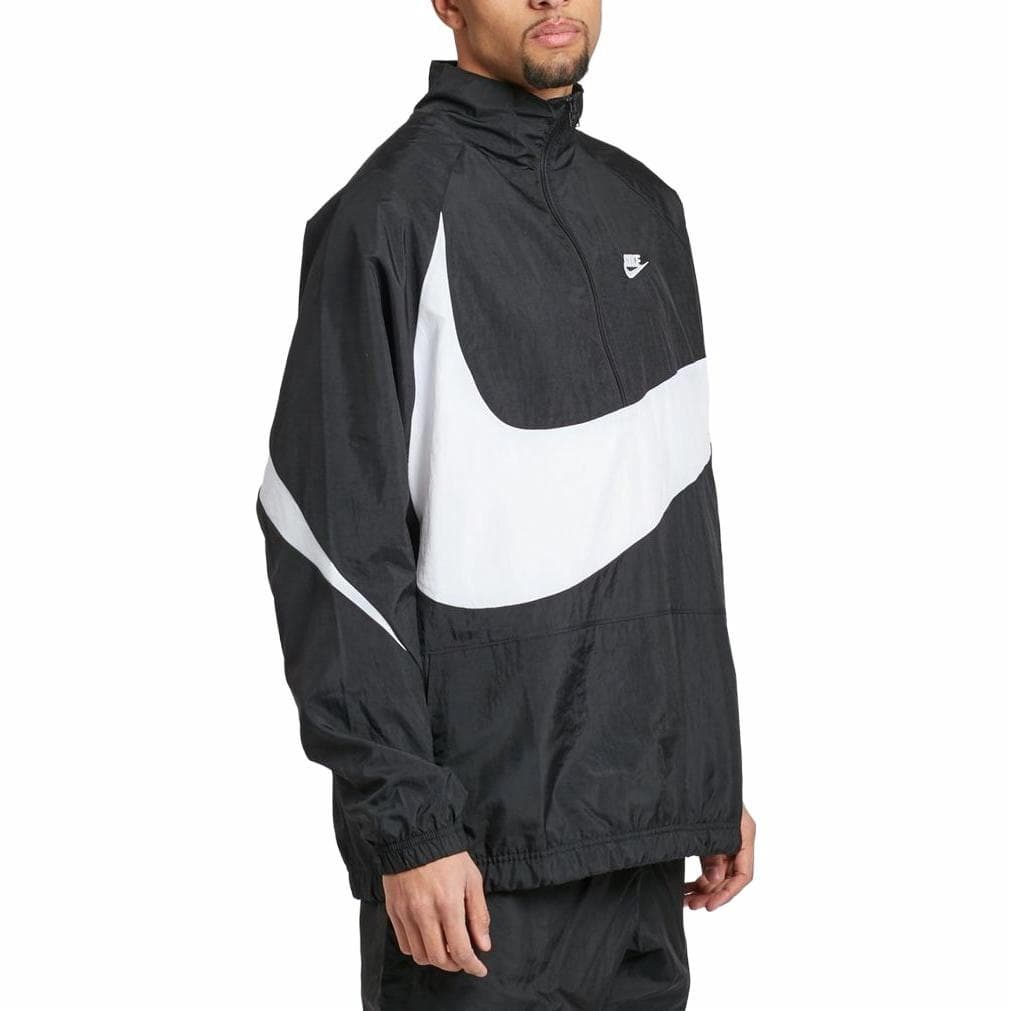 Куртка Nike Logo Half-Zip Jacket Black - изображение 5