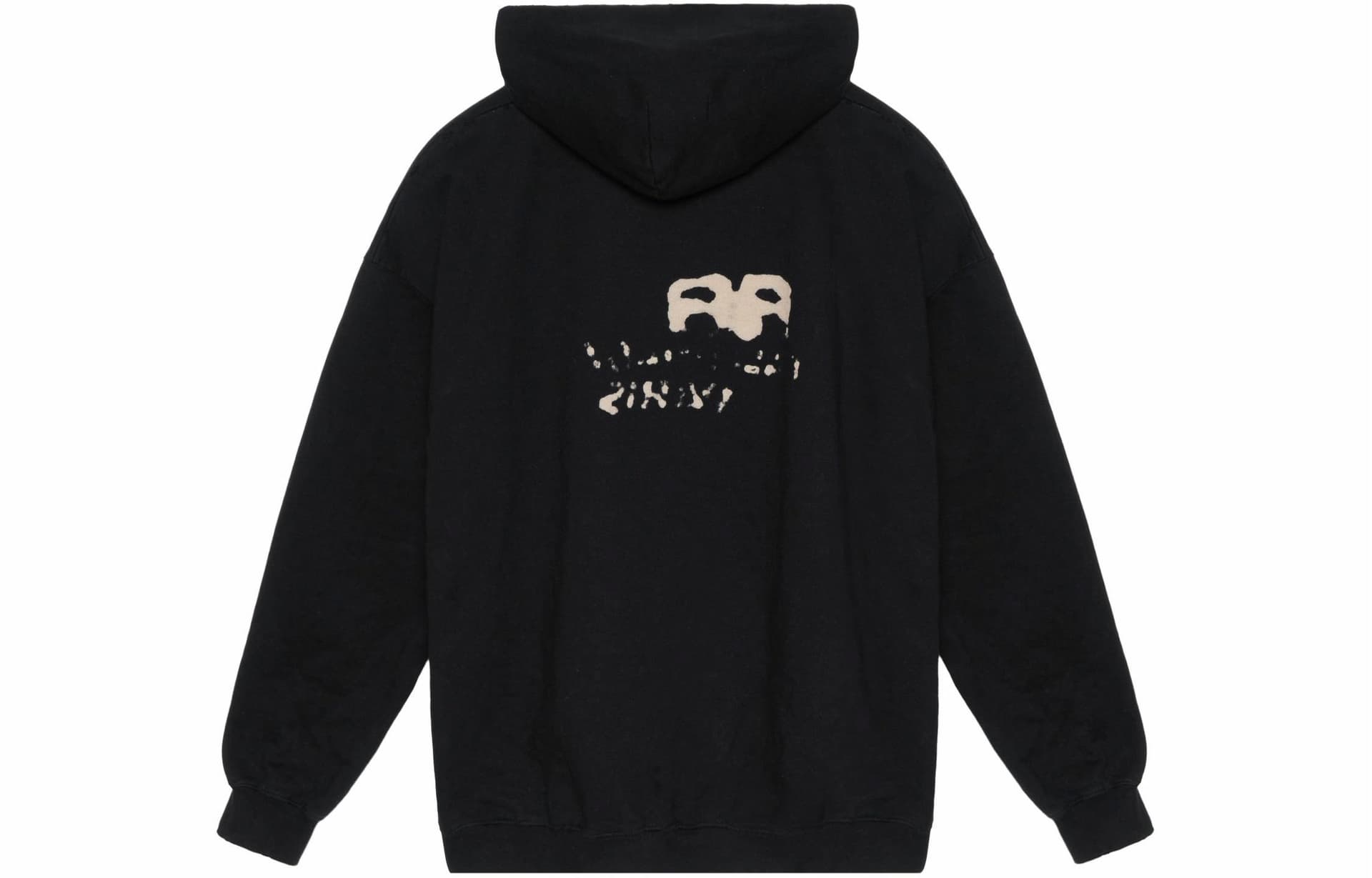 Худи Balenciaga FW22 Logo Hoodie Black - изображение 2