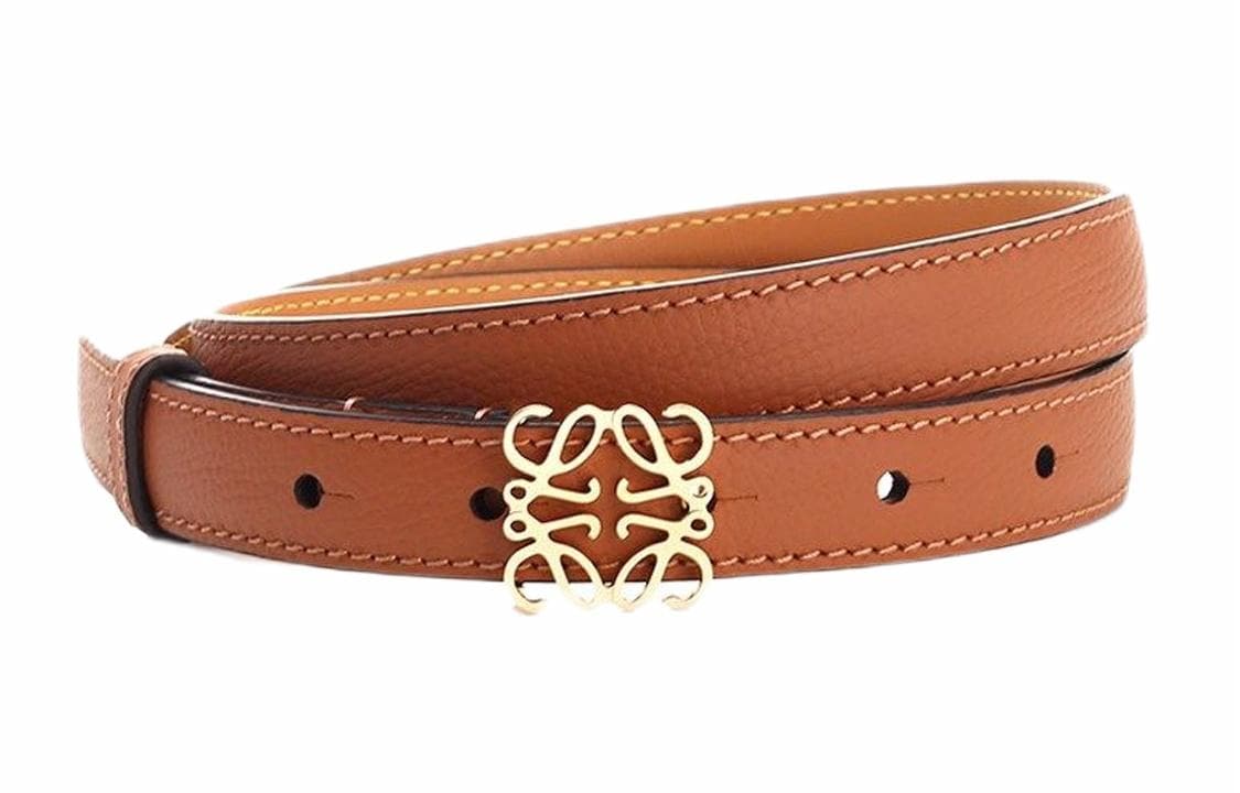 Ремень LOEWE Pebble Calfskin Belt Brown - изображение 2