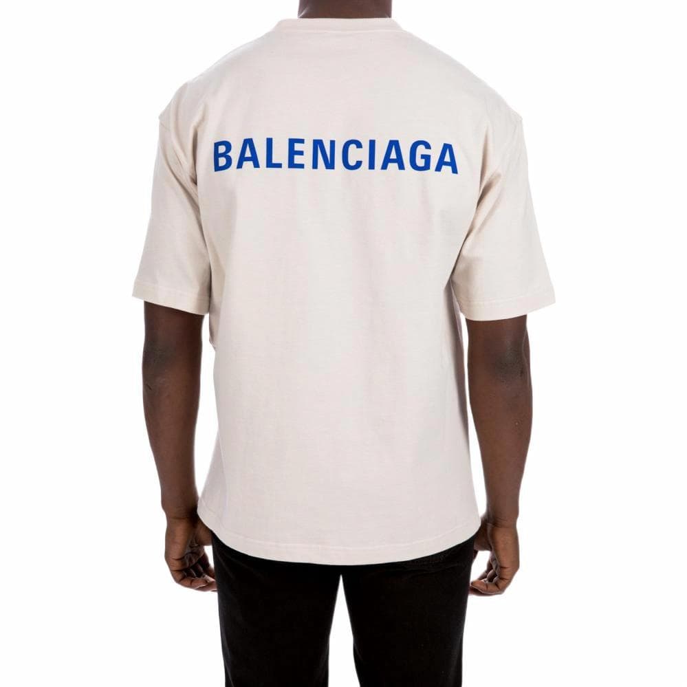 Футболка Balenciaga Logo Print T-Shirt - изображение 7