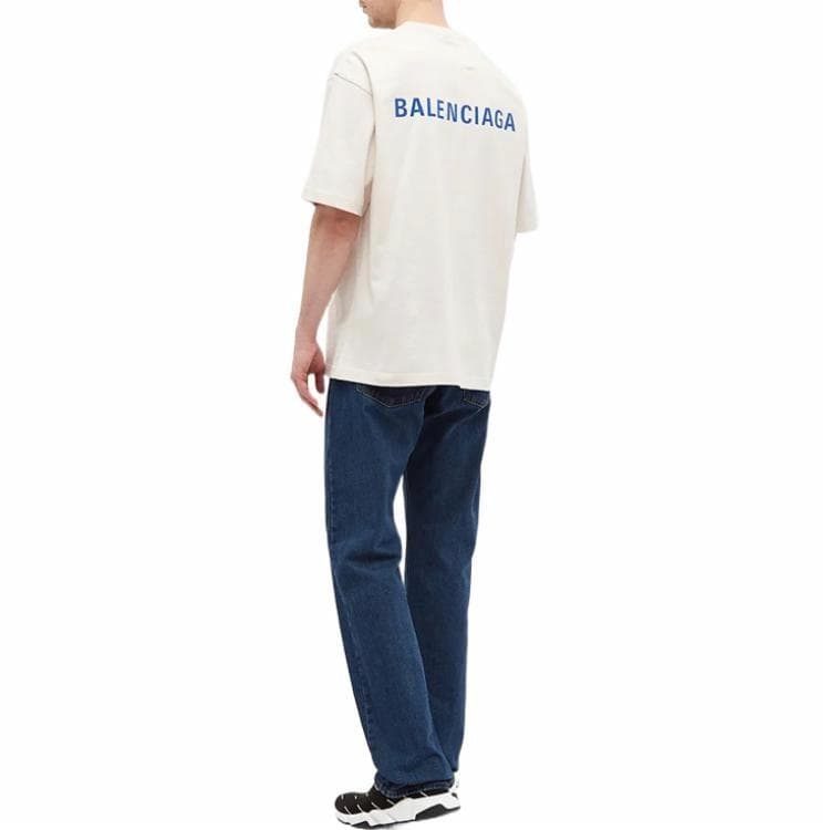Футболка Balenciaga Logo Print T-Shirt - изображение 6