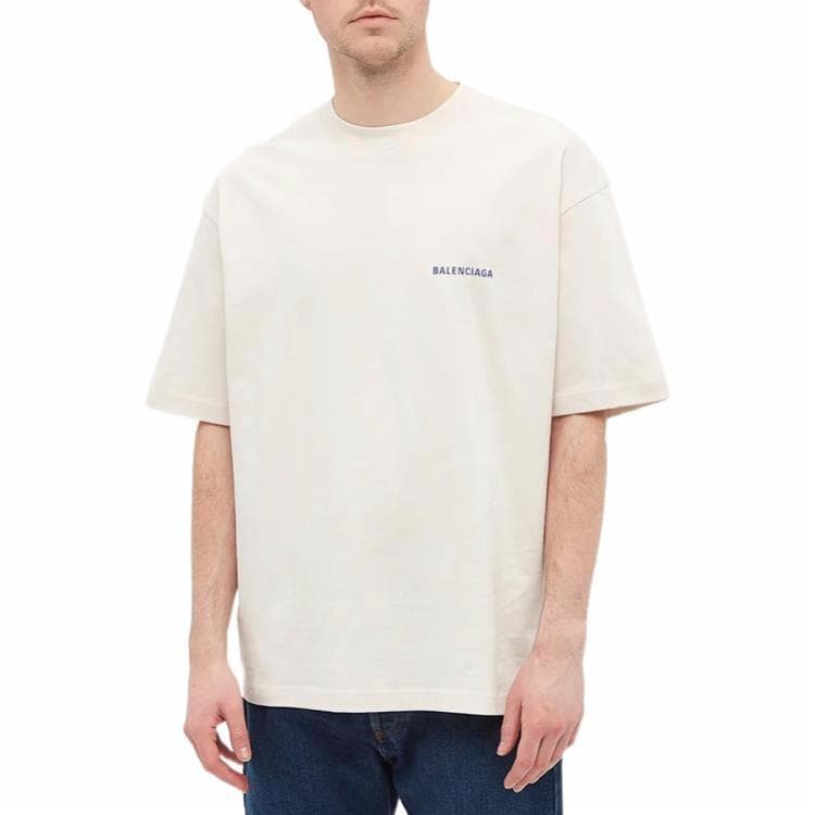Футболка Balenciaga Logo Print T-Shirt - изображение 11