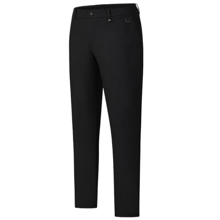 Штаны FILA Golf Collection Golf Collection Вязаные тренировочные брюки мужские темно-черные - изображение 1