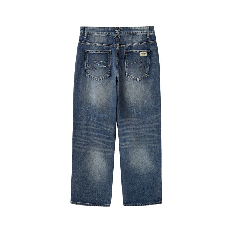 Штаны WAYNEXZAVIER Blue Men's Jeans WAYNEXZAVIER Синий Мужской Джинсы - изображение 2