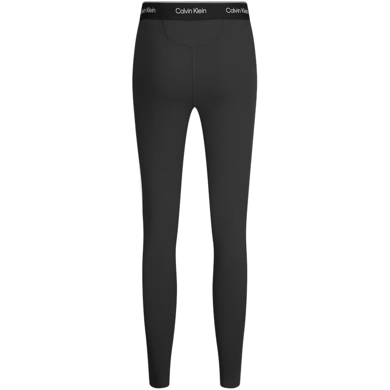 Штаны Calvin Klein SS25 Вязаные Спортивные Штаны Женские Космос Черный - изображение 2