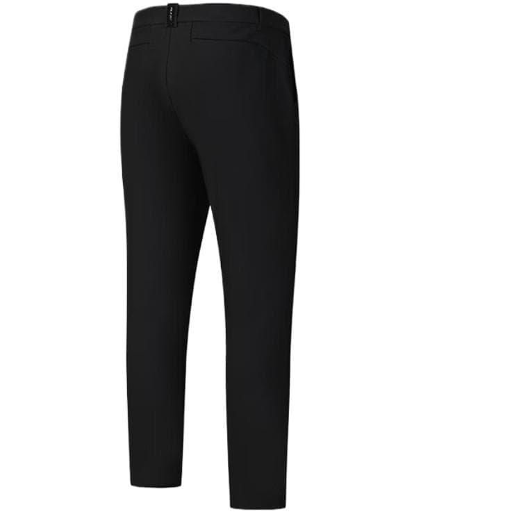 Штаны FILA Golf Collection Golf Collection Вязаные тренировочные брюки мужские темно-черные - изображение 3