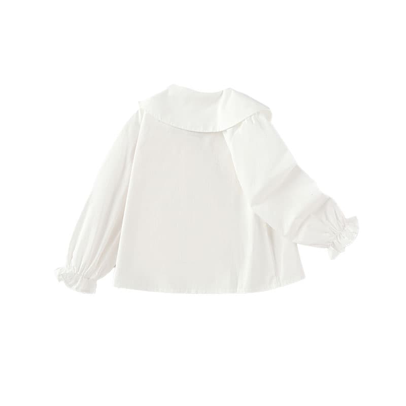 BALABALA Рубашка Унисекс Натуральный Белый - изображение 2