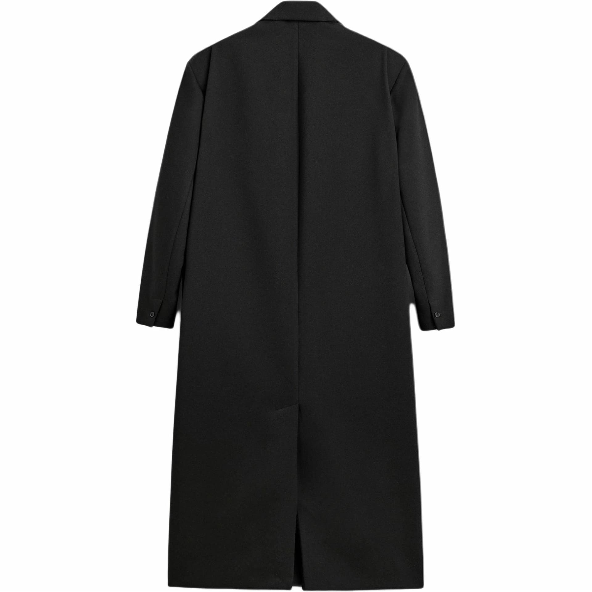 Пальто ZARA Long Coat Black - изображение 2