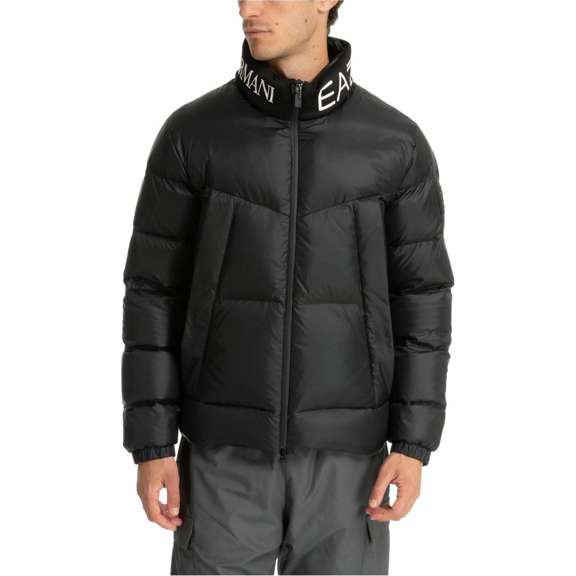 Зимняя куртка Emporio Armani Puffer Jacket Black - изображение 7