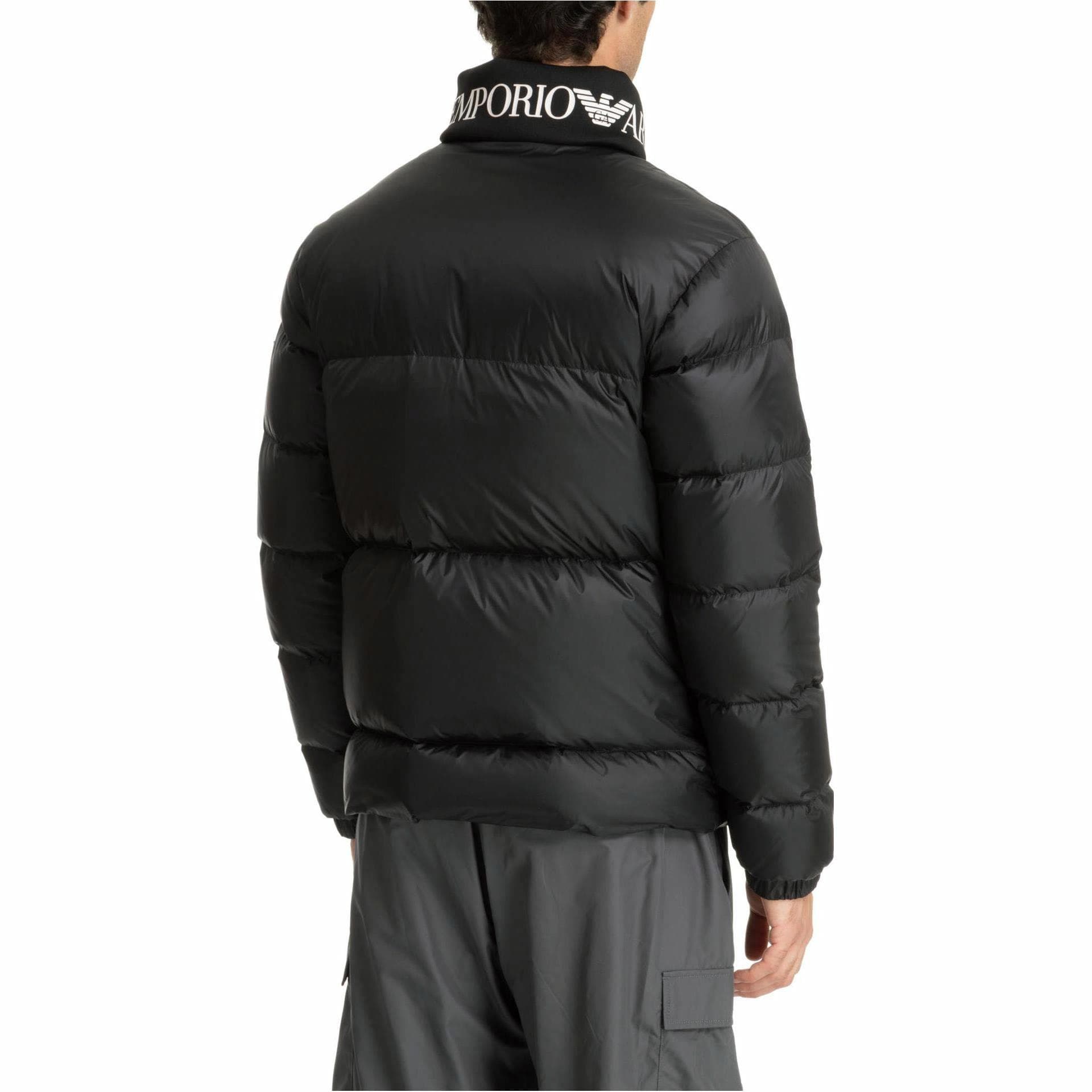 Зимняя куртка Emporio Armani Puffer Jacket Black - изображение 8