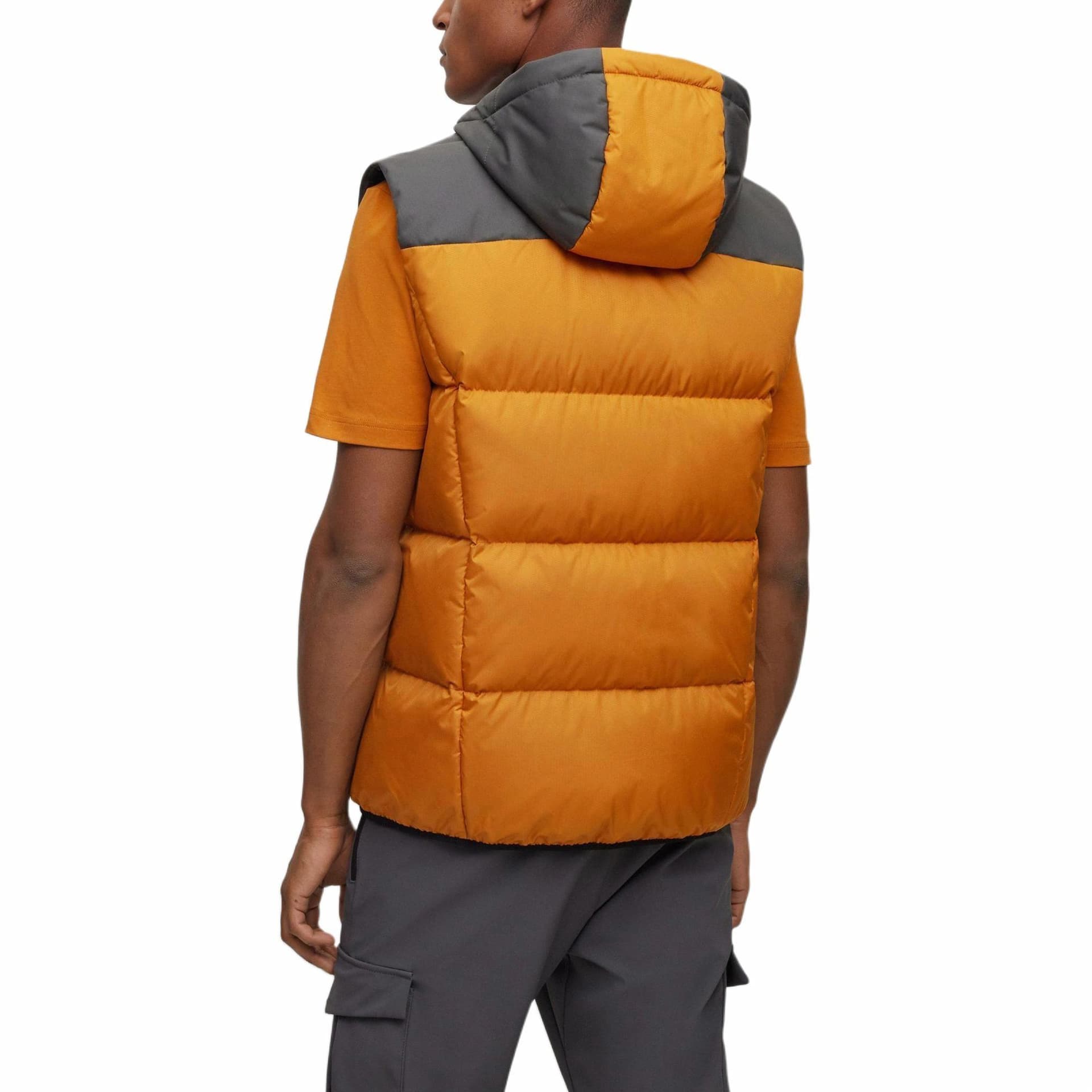 Зимняя куртка HUGO BOSS Water-Repellent Hooded Gilet With Logo Detail - изображение 5