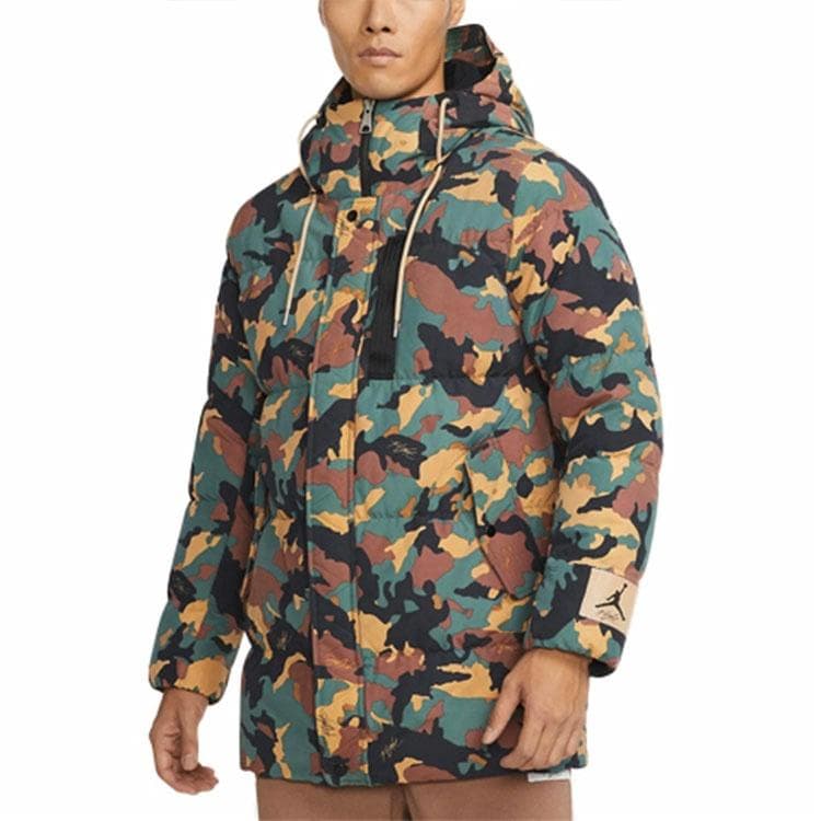 Зимняя куртка Jordan Camo Green Down Jacket - изображение 3