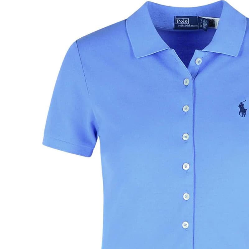 Блузка Polo Ralph Lauren Рубашка Женская Синяя - изображение 4