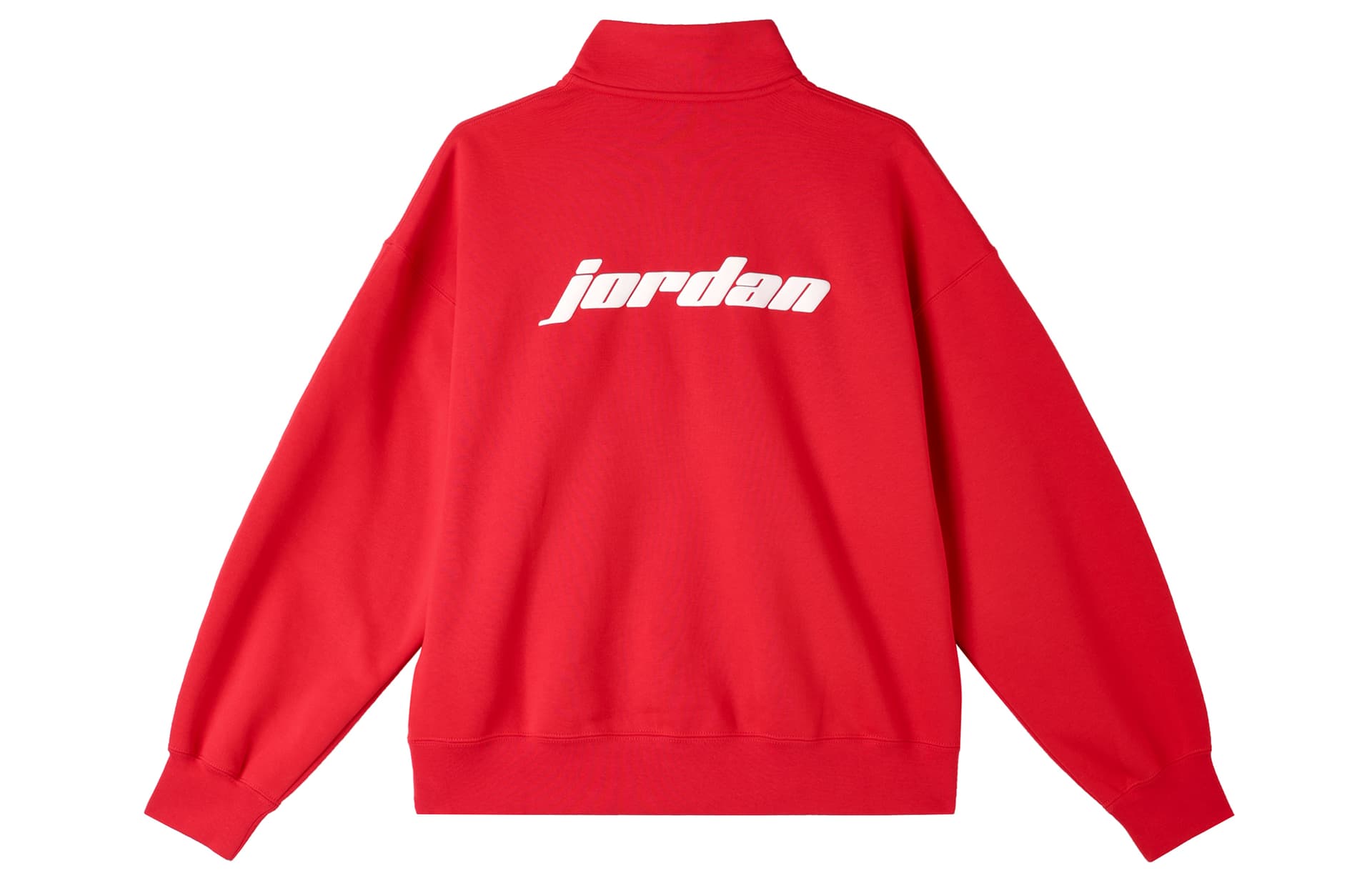 Кофта Jordan As W J Flt Flc QTR ZIP GCEL Удобный воротник-стойка длинный рукав свитшот женский ярко-красный - изображение 2