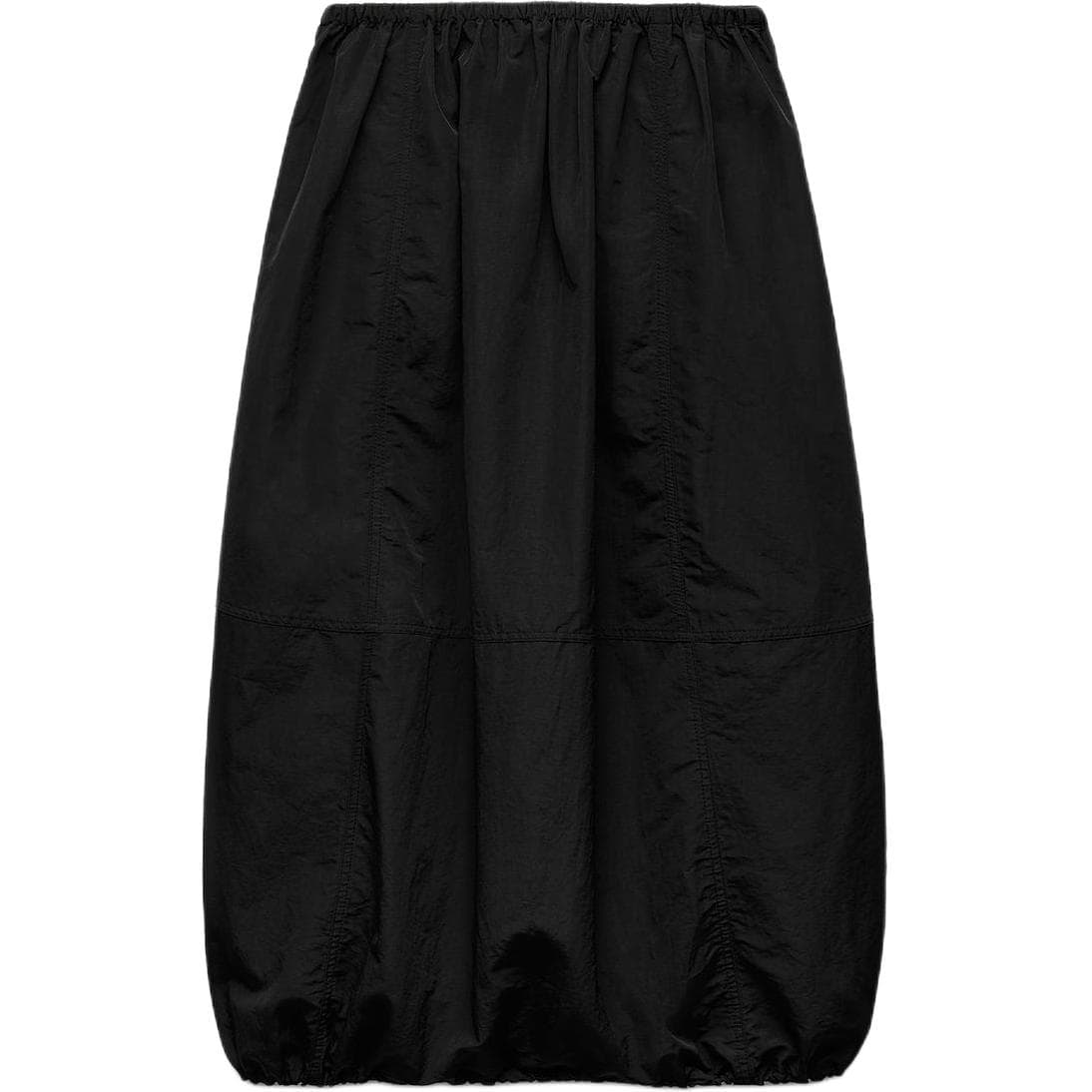Юбка zara Повседневный Длинный Юбка Женские Черный - изображение 2