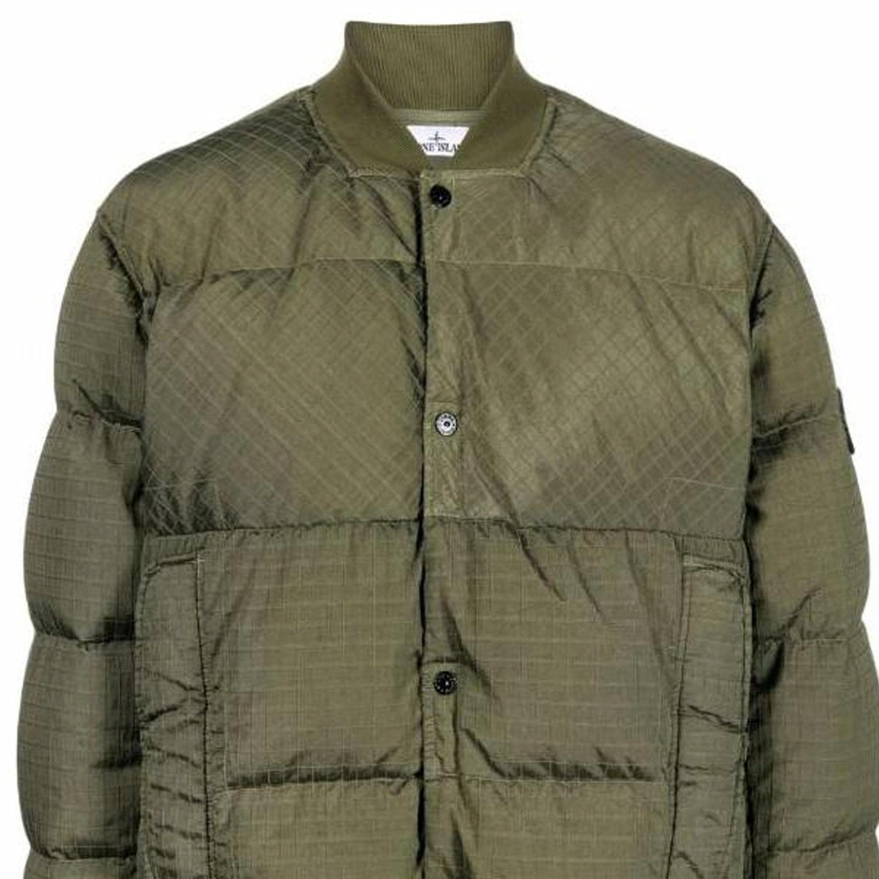 Зимняя куртка Stone Island FW23 Nylon Down Jacket Green - изображение 2