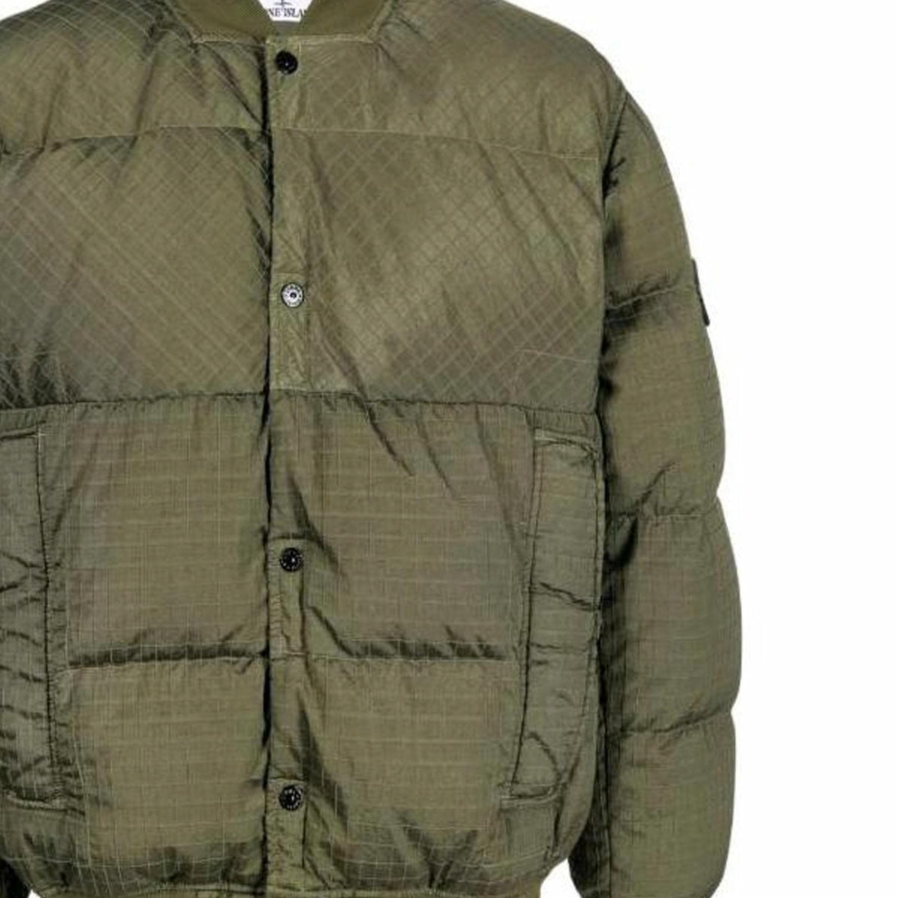 Зимняя куртка Stone Island FW23 Nylon Down Jacket Green - изображение 5