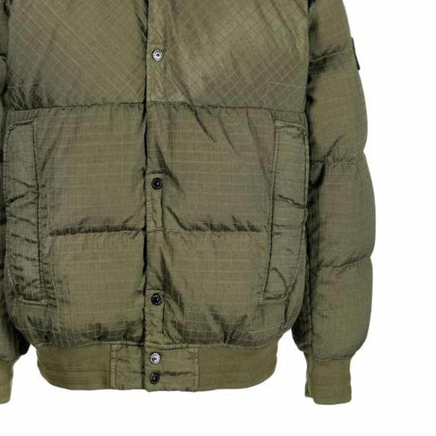 Зимняя куртка Stone Island FW23 Nylon Down Jacket Green - изображение 3