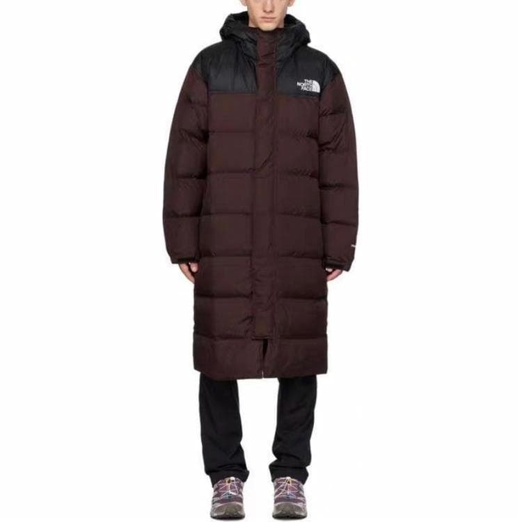 Пальто The North Face Mid-Length Down Hoodie Coat Coal Brown - изображение 2