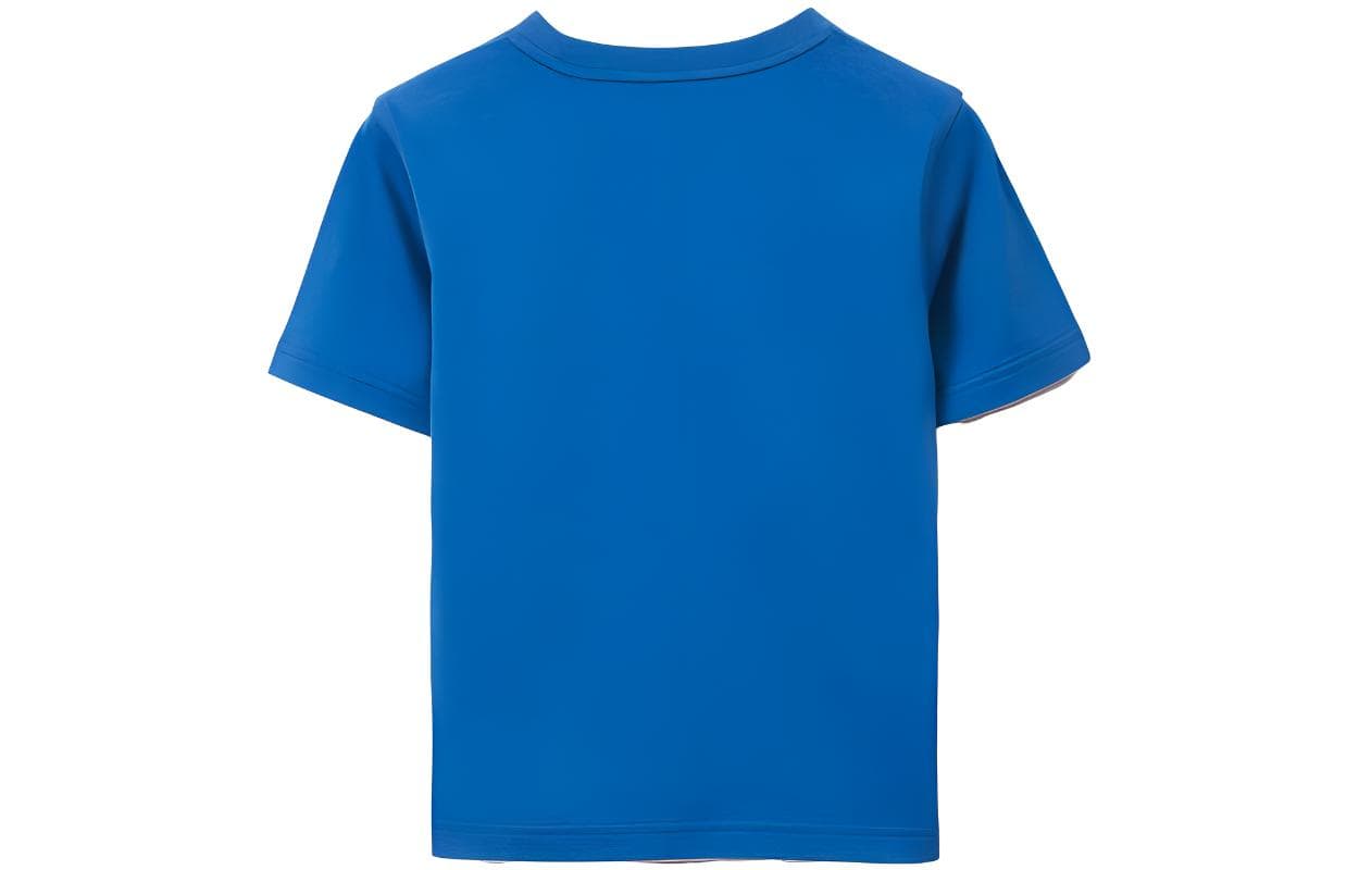 Футболка Burberry Blue Kids T-Shirts Burberry Синие Детские Футболки - изображение 2