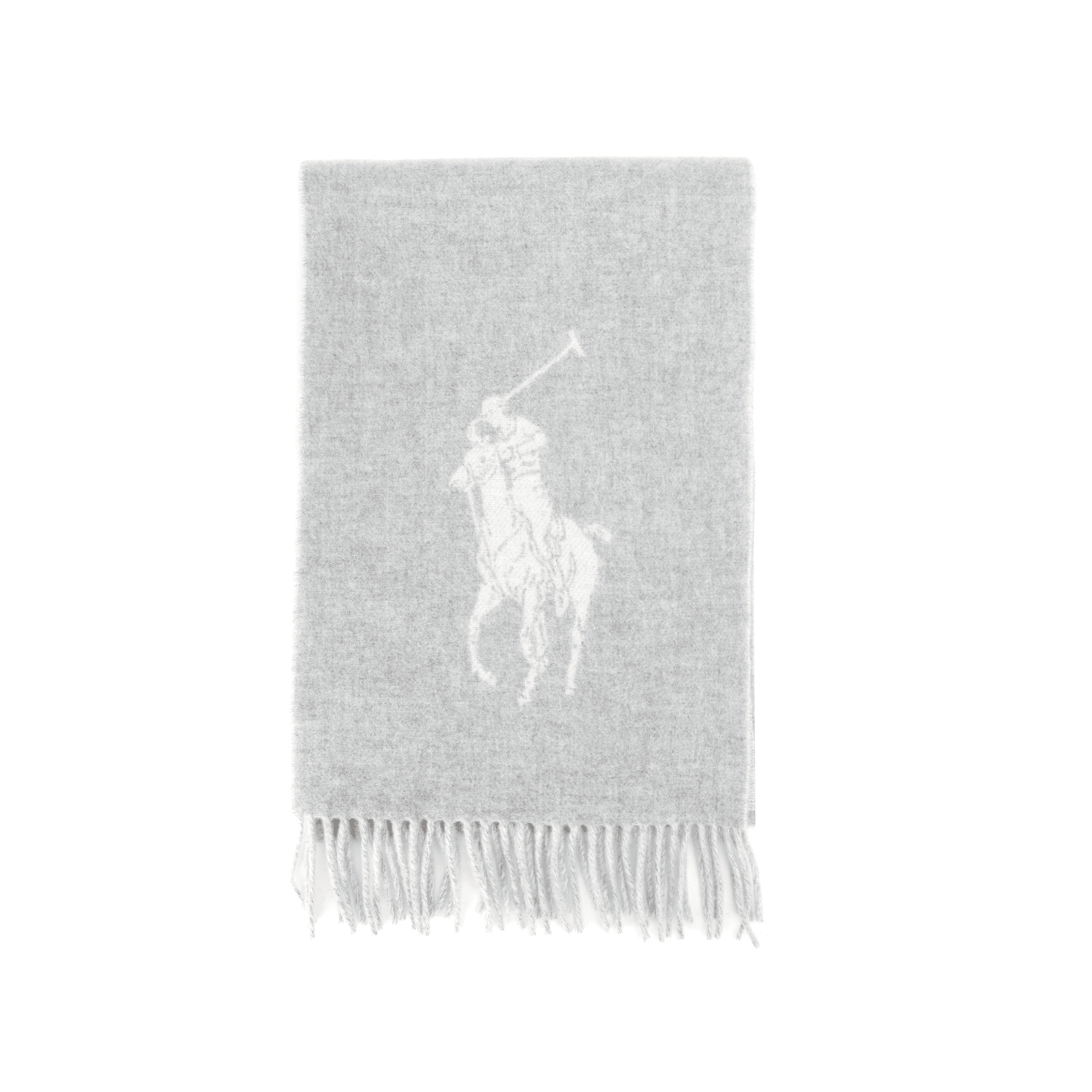 Шарф Шарфы из трикотажа из шерсти Polo Ralph Lauren Мужской Серый - изображение 1