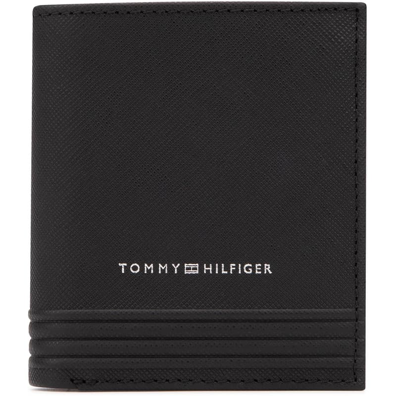 Кошелек Tommy Hilfiger Кошелек из коровьей кожи мужской черный - изображение 1